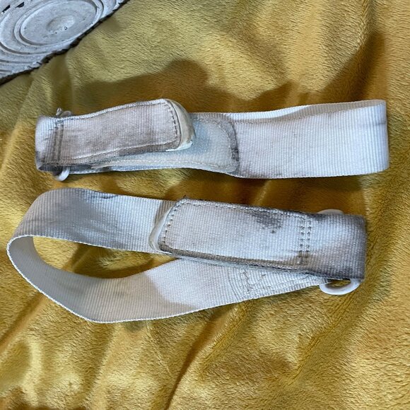 Nike Air Force 1 High Top Sneakers Size 13 White Leather & Mesh Mens - Picture 8 of 13